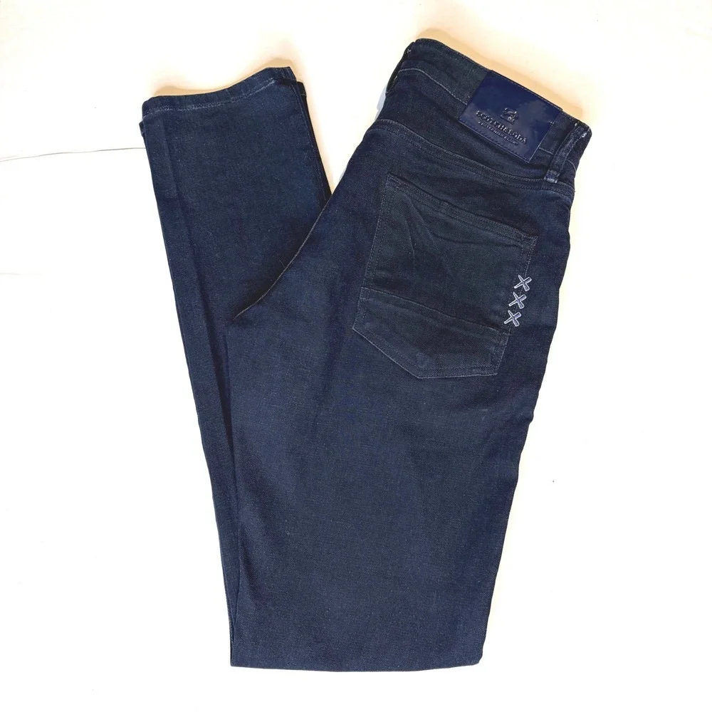 Scotch & Soda Ralston Jeans Mens 31x32 Indigo Blue Excellent Slim Fit Denim